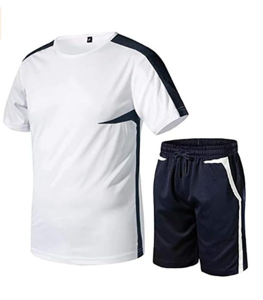 

mens 2020 luxury designer clothe shorts tracksuit sets summer short sleeve round neck tee shirt and shorts with pockets casual jogging suits, Gray