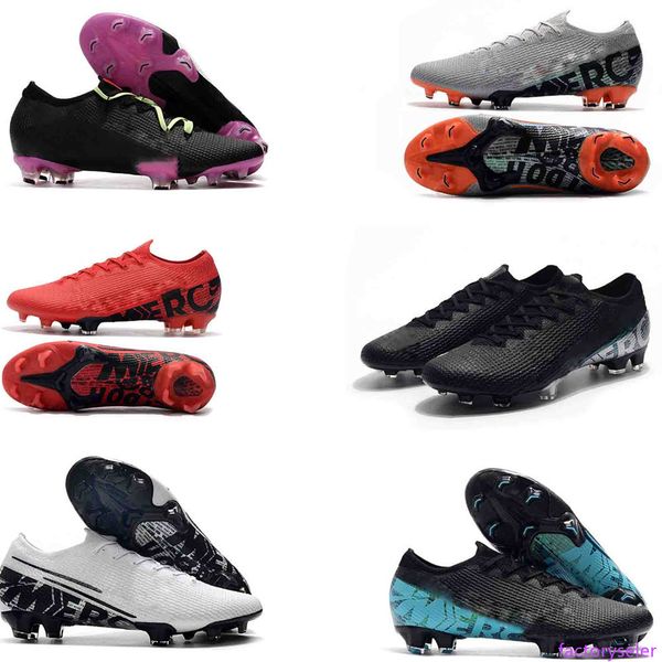

mens low ankle original football boots cr7 mercurial vapors 13 elite fg soccer shoes superfly xiii 360 neymar acc soccer cleats