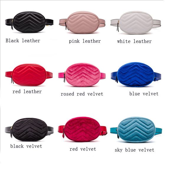 

2019 NEW pu velvet Waist Bags women Fanny Pack bags bum massages bag Belt Bag Women Money Phone Handy Waist Purse Solid Travel shoulder Bag