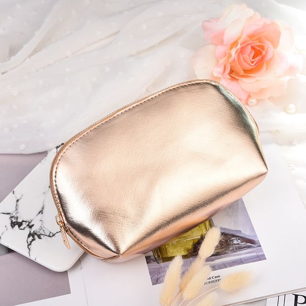 

яркое золото полиуретановая косметичка молния косметичка ленивый макияж хранения