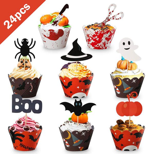 

diy halloween decoration cupcake liner cake er baking cup paper cake box cup halloween party cake decorating tools
