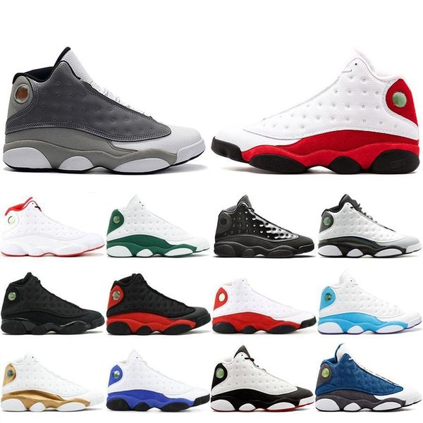

2019 13 13s cap and gown basketball shoes atmosphere grey for men phantom flint dmp chicago black cat mens trainers sneakers 8-13