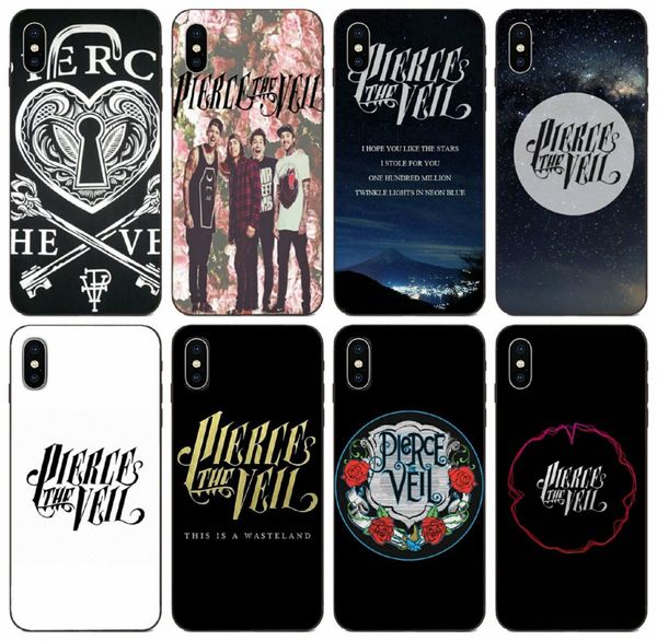 

[tongtrade] singer group pierce the veil case for iphone 11 pro max x xr xs 8 7 6s 5s plus galaxy core 8262 prime huawei p9 htc one m10 case