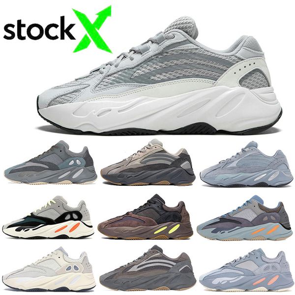 

new 700 running shoes men women carbon hospital teal blue wave runner 700s tephra inertia mauve static salt geode trainers sneakers, White;red