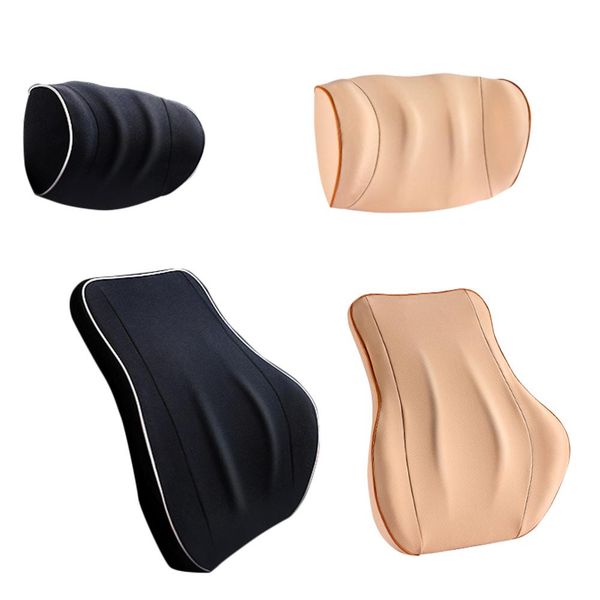 

universal car headrest neck pillow summer cushion interior car seat lumbar pillow memory cotton lumbar