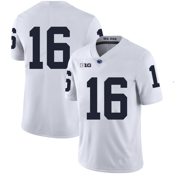

michael shuster stitched men's penn state nittany lions ricky slade noah cain nick eury college football jersey white navy blue, Black