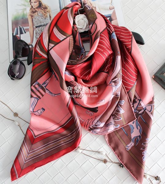 

angry praise volume edge silk silk scarf square scarf scarf shawl indian culture crimson dark green, Blue;gray