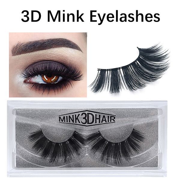 

mangodot fake lashes 1pair 3d mink eyelashes handmade cilios long lasting volume lash extension reusable false eyelashes
