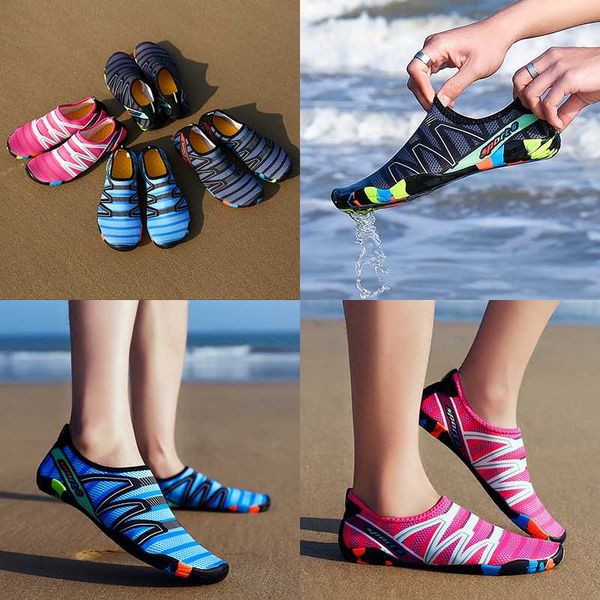 

clorts swimming shoes beach water shoes anti-slippery rubber slippers summer aqua women lightweight breathable beach