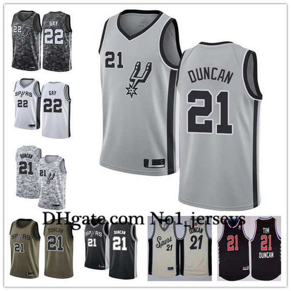 

custom men's youth san antonio spurs 21 tim duncan 22 rudy gay black throwback basketball edition nba jerseys, Black;red