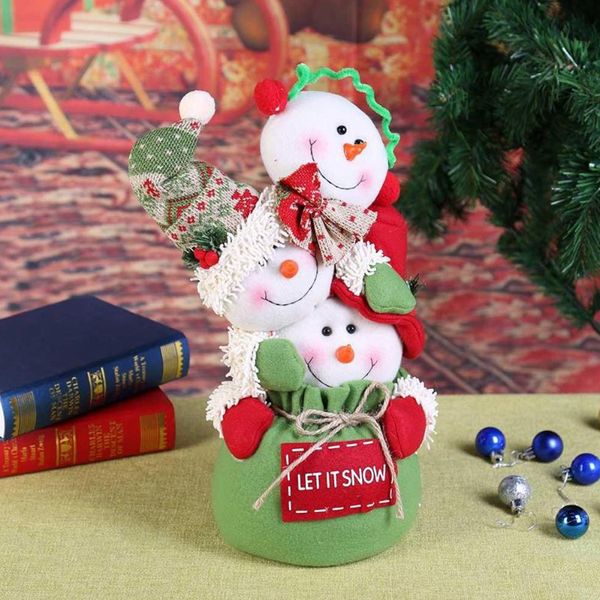 

quality christmas dolls colorful santa claus snowman xmas toys creative kids christmas gifts decorations