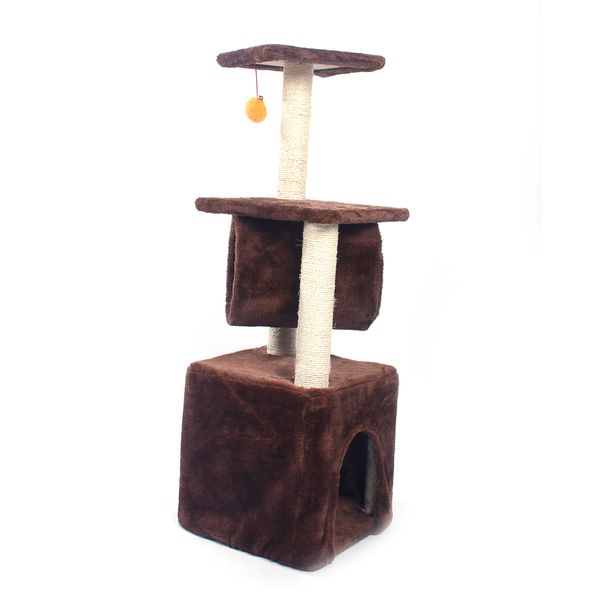 

36" Sisal Hemp Cat Tree Brown