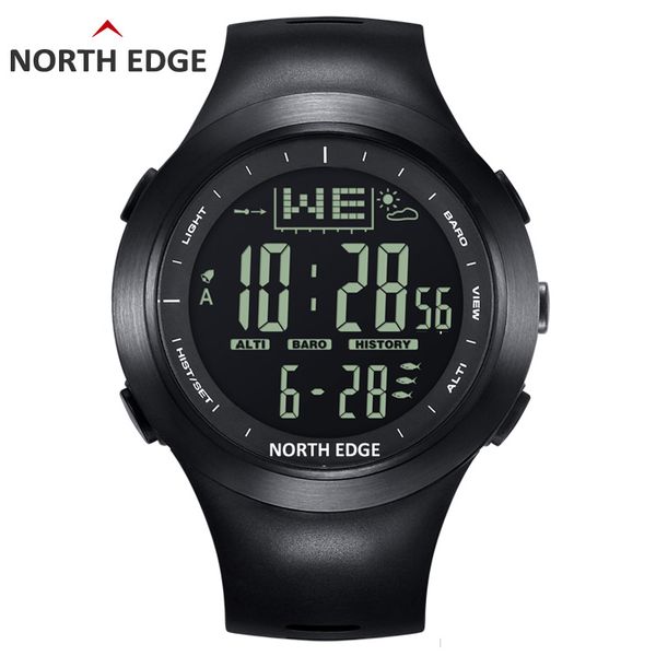 

northedge men digital watches outdoor watch clock fishing weather altimeter barometer thermometer altitude climbing hiking hours, Slivery;brown