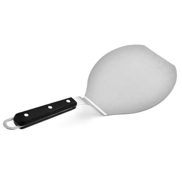 

new stainless steel pizza spatula with handle cake transfer shovel diy baking accessories for kitchen