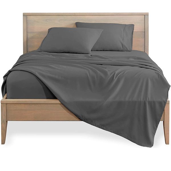 

bed sheet set 4 piece super soft brushed microfiber 1800tc l luxury premium cooling sheet breathable wrinkle fade resistant deep pocke