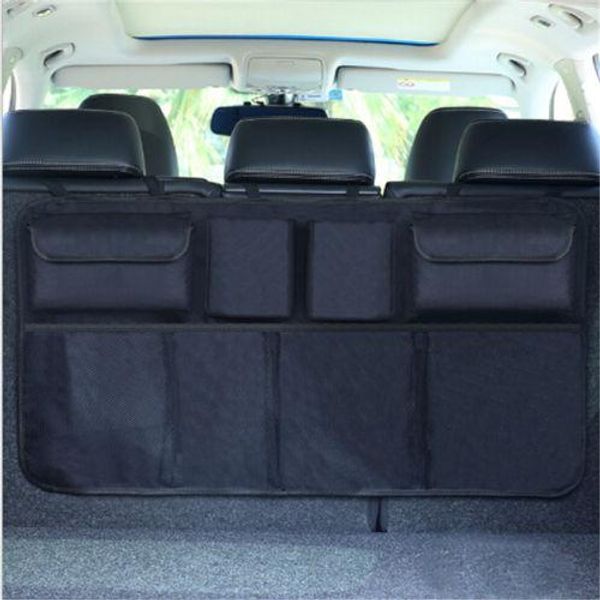 

universal auto car organizer trunk rear back seat storage bag mesh net pocket