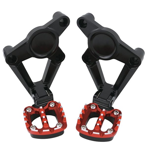 

rest rear mount aluminum motorcycle foot pegs decorative easy install folding replacement sturdy passenger for xadv 750