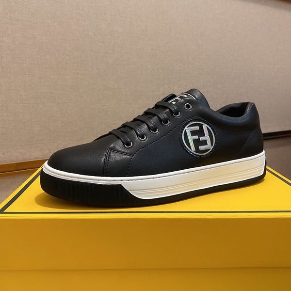 

b3 fashion trendy casual men's shoes, comfortable luxury men's shoes leather sneakers original box packaging zapatos hombre, Black
