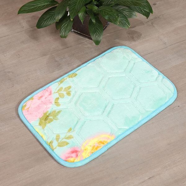 

3ljaa hexagonal thickened bathroom anti-skid water absorbing kitchen door hexagonal thickened bathroom anti-skid water absorbing mat kitchen