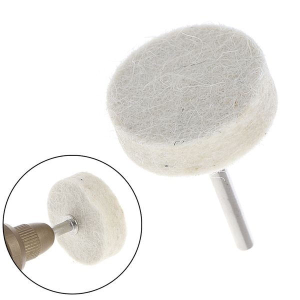 

50 pcs 13mm wool felt polishing buffing wheel grinding pad + 4pcs 3.15 mm shank j6pc