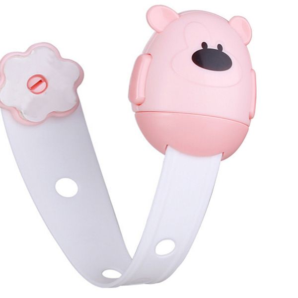 

1 piece brand new promotion door lock cabinet wardrobe refrigerator safety safe abs belt toilet lock for kid child baby