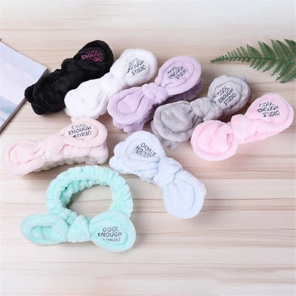 

2019 new 1pc shower hair band sports yoga headband coral velvet soft parent-child washing face hair band