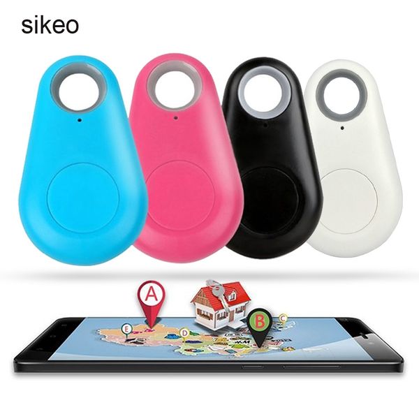 

sikeo smart bluetooth tracker locator tag wireless anti-lost alarm reminder wallet key keychain finder anti lost tracker 4 color gps