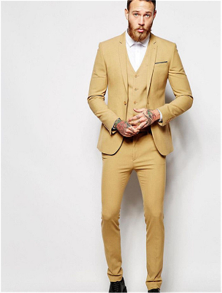 

2020 new men's dress wedding party suit dress bridegroom man tuxedo performance suit (jacket + pants + vest, White;black