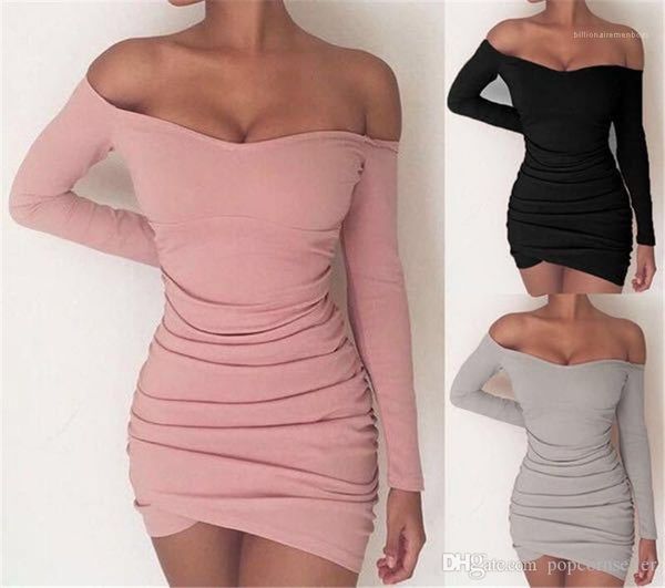 

воротник слэш шеи bodycon платья женские тонкий низ летняя одежда дизайнер женщина вечерние платья сексуальная складка, White;black