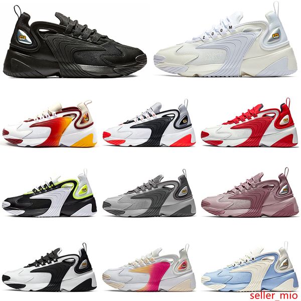 

fashion tekno zoom 2k running shoes designer luxury men women 2000 black white orange navy flat casual sports sneakers mens trainers runner