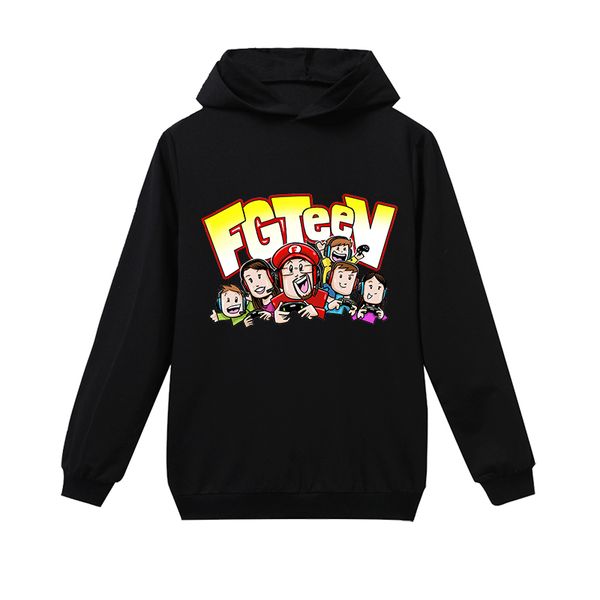

новые 2020 fgteen непроизносимых мальчиков печать толстовки толстовка девушка hoodie одежда дети весна пуловер младенец тенниска одежда, Blue