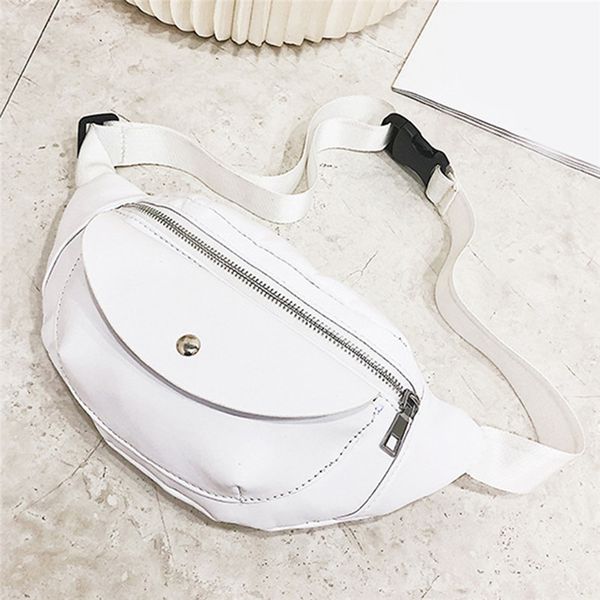 

casual chest bags soft pu leather messenger clutch waist bag crossbody bags portable messenger shoulder bag chest