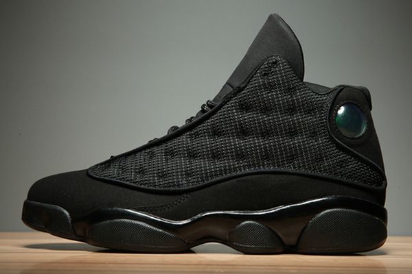

13s og black cat basketball shoes 3m reflect for big kids women men sports training sneakers blackcat retres shoes