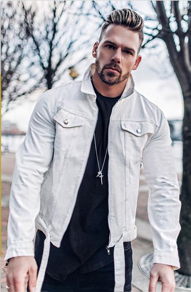 

locomotive solid color mens jackets short sell slim male designer clothing casual handsome mens outerwear, Black;brown