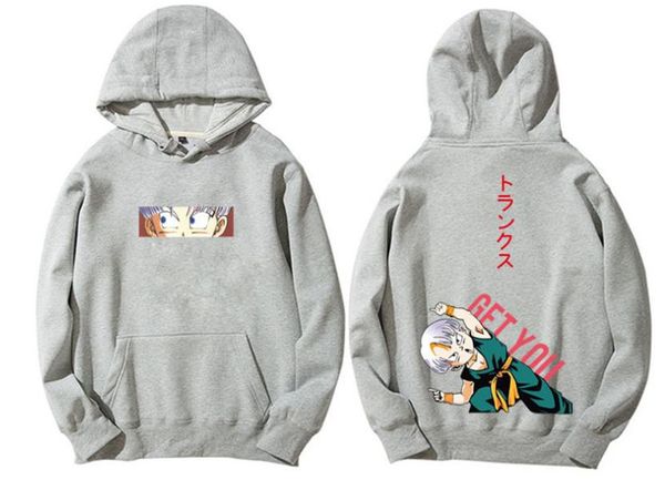 

brand dragon ball print mens hoodies casual anime peripheral pullover sweatshirt fashion long sleeve couple clothing, Black