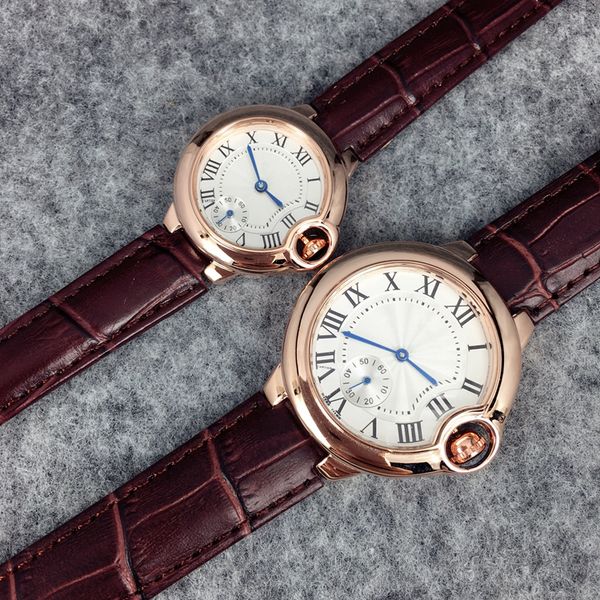 

2019 топ мода Марка часы кожаные часы для мужчин/женщин черный/коричневый наручные