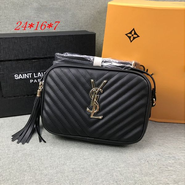 

2019 new women leather me enger bag ca ual pur e fa hion de igner handbag cro body bag for ladie brand houlder bag wallet