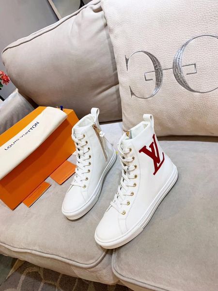 

wl8 french luxury design women s autumn and winter casual shoes, tricolor women s boots fashion printed sneakers, size: 35-40, Black