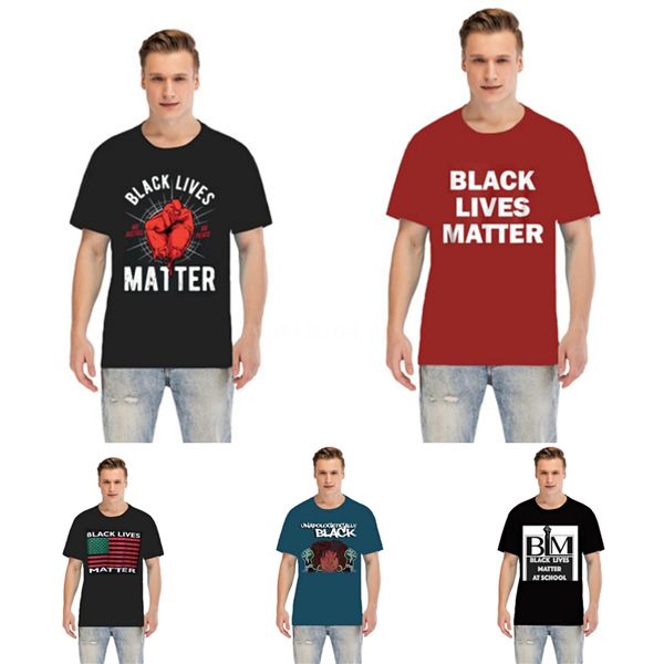 

black lives matterclassic tricolor t-shirt short sleeve net red stree short-sleeved couple students mens designer t shirts hoodie #54893, Gray;blue