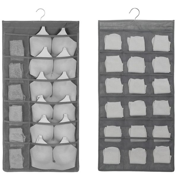 

non-woven fabric storage home door wall hanging bag wardrobe underwear scissors