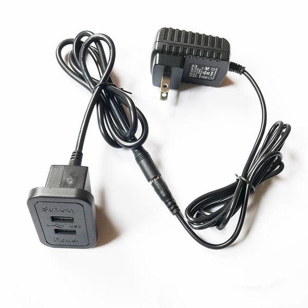Parede Plug Power Mobiliário Hardware novidade Componente Parte Sofá carga Retângulo Carregador USB RRA718 Móveis Fabricação