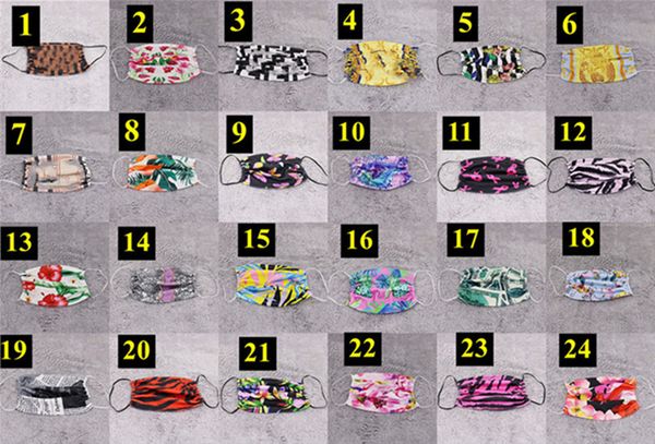 

women cloth masks & club dust proof ear string stretchy household protective print letter stylish selling fashion one layer 0045