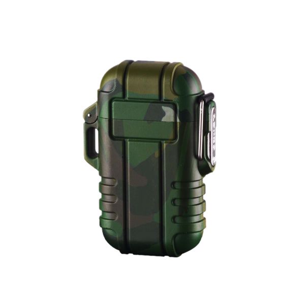 

Promotion! Lighter Lichtbogen Feuerzeug wasserdicht - USB charging Outdoor Double Arc Lighter Waterproof