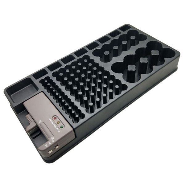 

aa aaa d c 9в батареи 100шт большой органайзер для хранения case box