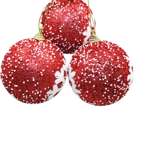 

3 pcs/set wedding hanging baubles foam celebration home decor lovely shop holiday cafe tree pendant christmas ball restaurant