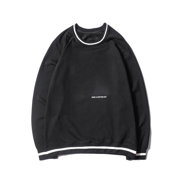 

2019 mens hoodie autumn brand pullover women hoodie long sleeve fashion sweatshirt brand pullover couple streetwear, Black