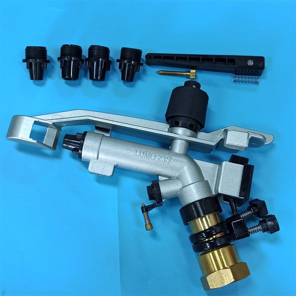 

e477 irrigation sprinkler 360 degree rotating gardening garden rocker agricultural field wheat sprinkler nozzle automatic spray