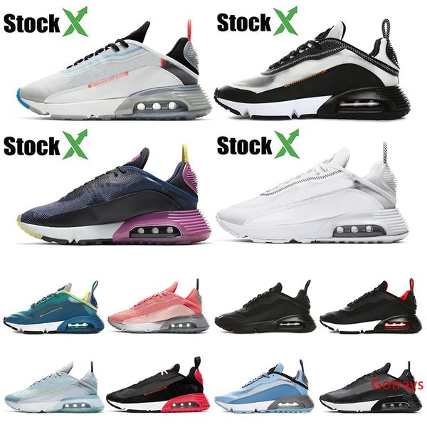 

stock x designer 2090 men women running shoes pure platinum oreo bred duck camo black white mens trainer sports sneakers size 36-45