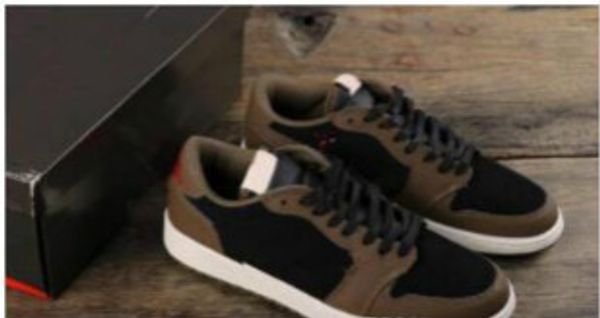 

новое поступление трэвис скотт x 1 low og ts sp 1s человек дизайнер баскетбольная обувь парус темный мокко университет красный открытый крос