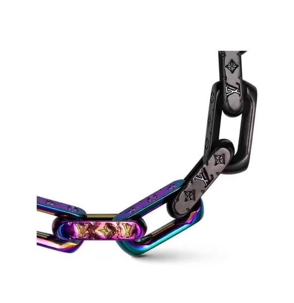 

laser chain bracelet m68242, Black